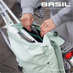 Basil SoHo Fietsrugzak Nordlicht - Enkele Fietstas - Mosgroen - 17 Liter -Volare Shop 1200x1200 182