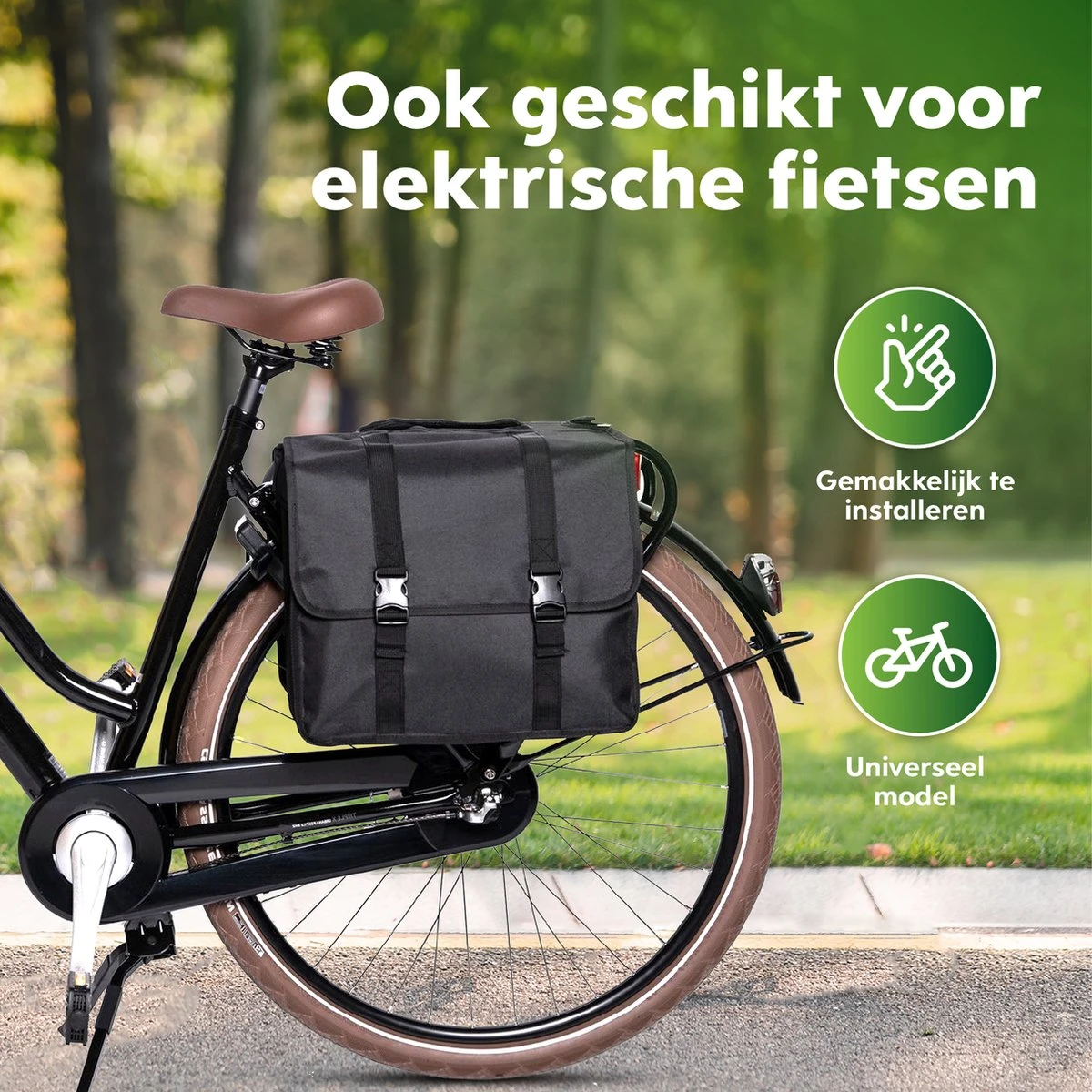 Ekostar® Online Shopping - Fietstassen Dubbel - Waterafstotend - Fietstas - 46 Liter - Fietstassen Elektrische Fietsen 7 Ekostar® Online Shopping - Fietstassen Dubbel - Waterafstotend - Fietstas - 46 Liter - Fietstassen Elektrische Fietsen - Afbeelding 5