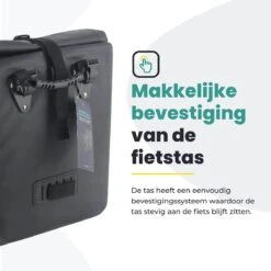 Voltano Fietstas 16L – Zwart – Enkele Pakaftas – 100% Waterdicht - Gratis Schouderband -Volare Shop 1200x1200 208