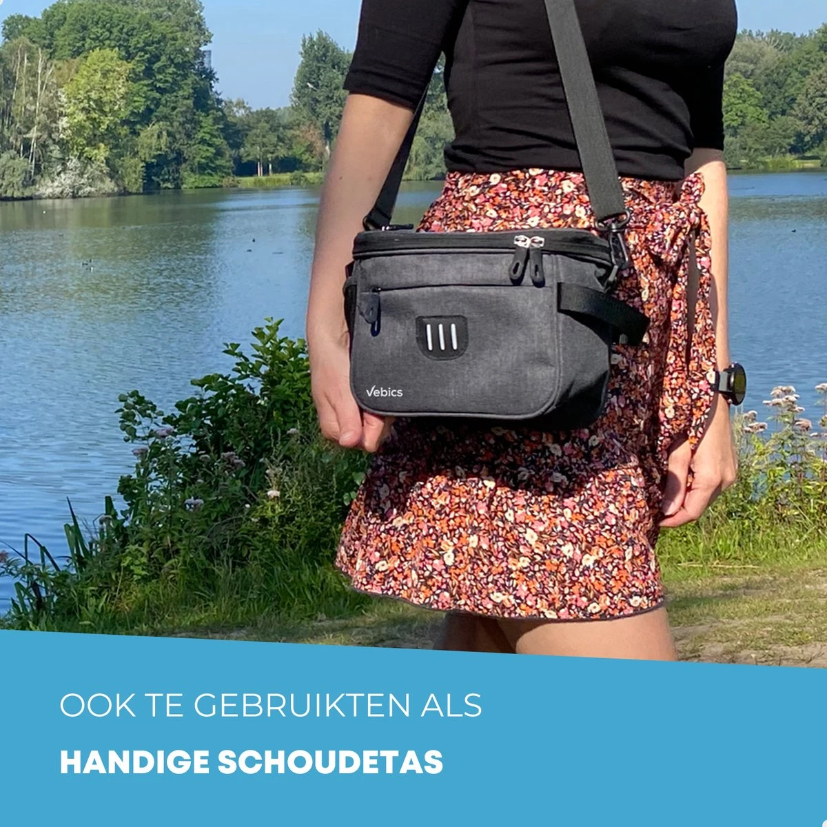 Vebics® Stuurtas Fiets Waterbestendig - Afneembaar - Racefiets - E-bike - Elektrische Fiets 7 Vebics® Stuurtas Fiets Waterbestendig - Afneembaar - Racefiets - E-bike - Elektrische Fiets - Afbeelding 5