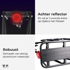 V.P.®Quick Release Bagagedrager Fiets – Opzetdrager & Bagagedrager Mountainbike – Mountainbike Accesoires Bagagedragerplaat – Bagagedrager – Bagagedragers -Volare Shop 1200x1200 25