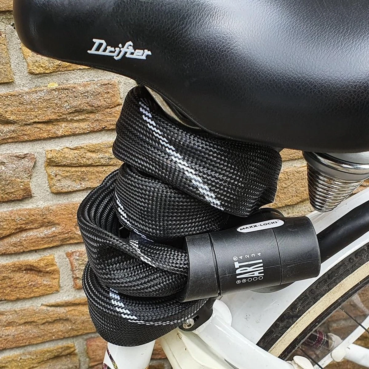 Maxx-Locks Twizel Fietsslot ART 2 - 110cm - Zwart 6 Maxx-Locks Twizel Fietsslot ART 2 - 110cm - Zwart - Afbeelding 4