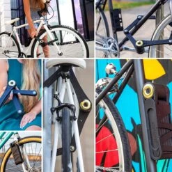 FoldyLock Forever Vouwslot Fietsslot 18/18 Gold Hoge Kwaliteit - Voor Elk Type Fiets - Met Houder 90cm -Volare Shop 1200x1200 312