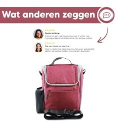 Bablue Stuurtas Fiets - Roze Fietstas - Met Regenhoes - Handig Te Bevestigen - Fietstas Enkel - Fietstas Stuur - Afneembaar - Stuurtas Fiets Waterproof - Schoudertas - Elektrische Fietsen - Stuurtas Met Smartphone Houder -Volare Shop 1200x1200 349
