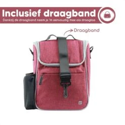 Bablue Stuurtas Fiets - Roze Fietstas - Met Regenhoes - Handig Te Bevestigen - Fietstas Enkel - Fietstas Stuur - Afneembaar - Stuurtas Fiets Waterproof - Schoudertas - Elektrische Fietsen - Stuurtas Met Smartphone Houder -Volare Shop 1200x1200 351
