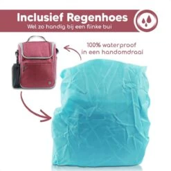 Bablue Stuurtas Fiets - Roze Fietstas - Met Regenhoes - Handig Te Bevestigen - Fietstas Enkel - Fietstas Stuur - Afneembaar - Stuurtas Fiets Waterproof - Schoudertas - Elektrische Fietsen - Stuurtas Met Smartphone Houder -Volare Shop 1200x1200 357