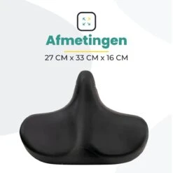 Voltano City XXXL Fietszadel – Unisex Extra Breed Fietszadel – Tegen Zadelpijn – 100% Waterdicht – Incl. Gratis Zadelstrop - Zwart 22 Voltano City XXXL Fietszadel – Unisex Extra Breed Fietszadel – Tegen Zadelpijn – 100% Waterdicht – Incl. Gratis Zadelstrop - Zwart -Volare Shop 1200x1200 42