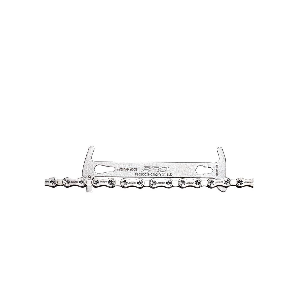 BBB Cycling Chainchecker - Multitool - Voor Slijtage Van Je Fietsketting - Met Geïntegreerde Kettinghaak - BTL-125 8 BBB Cycling Chainchecker - Multitool - Voor Slijtage Van Je Fietsketting - Met Geïntegreerde Kettinghaak - BTL-125 - Afbeelding 6