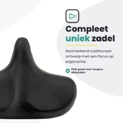 Voltano City XXXL Fietszadel – Unisex Extra Breed Fietszadel – Tegen Zadelpijn – 100% Waterdicht – Incl. Gratis Zadelstrop - Zwart 23 Voltano City XXXL Fietszadel – Unisex Extra Breed Fietszadel – Tegen Zadelpijn – 100% Waterdicht – Incl. Gratis Zadelstrop - Zwart -Volare Shop 1200x1200 43