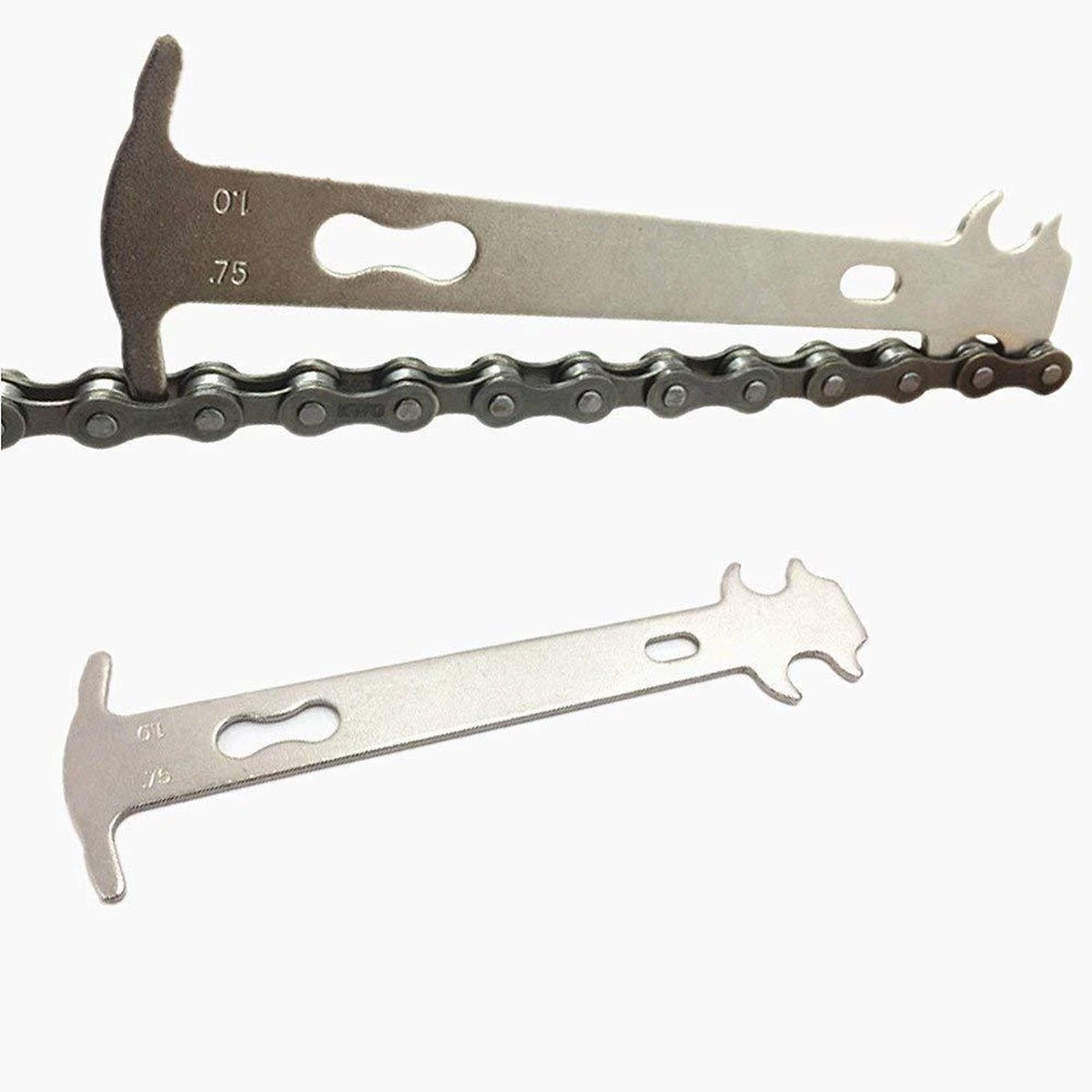 Sportixx Chain Checker - Fiets Kettingmeter - Fietsketting Slijtagemeter - Gereedschap Om Slijtage Van Ketting Te Controleren. 5 Sportixx Chain Checker - Fiets Kettingmeter - Fietsketting Slijtagemeter - Gereedschap Om Slijtage Van Ketting Te Controleren. - Afbeelding 3