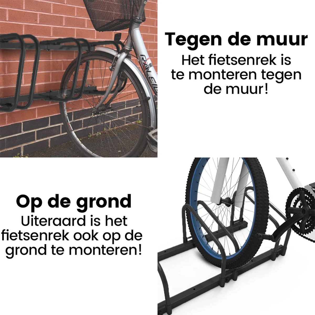 Fietsenrek 4 Fietsen Tom - Zwart - Goets 7 Fietsenrek 4 Fietsen Tom - Zwart - Goets - Afbeelding 5