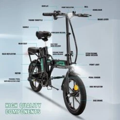 HITWAY Elektrische Fiets Voor, Stadsfietsen Opvouwbaar, E-BIKE, 7.5Ah Batterij, 250W Motor, Actieradius Tot 45 Km - BK5 11 HITWAY Elektrische Fiets Voor, Stadsfietsen Opvouwbaar, E-BIKE, 7.5Ah Batterij, 250W Motor, Actieradius Tot 45 Km - BK5 -Volare Shop 1200x1200 533