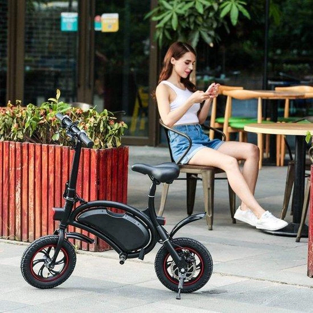 Windgoo B3 | Elektrische Mini-scooter | Opvouwbaar 15 Windgoo B3 | Elektrische Mini-scooter | Opvouwbaar - Afbeelding 13
