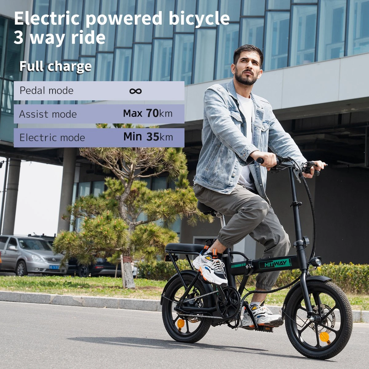 Hitway BK5 - Elektrische Fiets - E-Bike Opvouwbaar - 8,4Ah Accu- 2023 Model 4 Hitway BK5 - Elektrische Fiets - E-Bike Opvouwbaar - 8,4Ah Accu- 2023 Model - Afbeelding 2