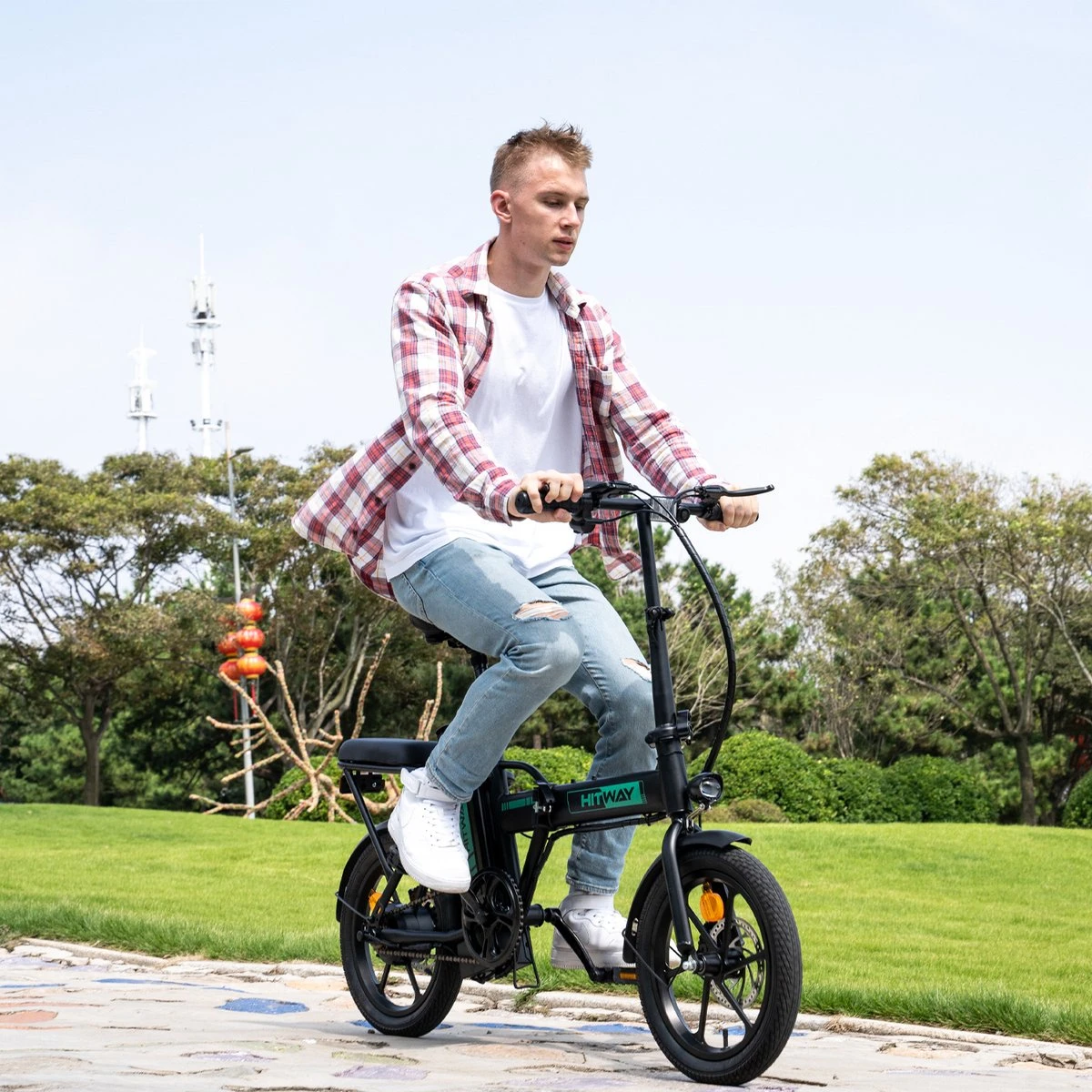 Hitway BK5 - Elektrische Fiets - E-Bike Opvouwbaar - 8,4Ah Accu- 2023 Model 8 Hitway BK5 - Elektrische Fiets - E-Bike Opvouwbaar - 8,4Ah Accu- 2023 Model - Afbeelding 6