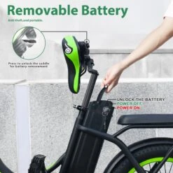 Merkloos Windgoo E20 Urban- Elektrische Fiets - E-bike - 20Inch - 12.5Ah - APP - Fat Tire - 7 Speed Shimano -Volare Shop 1200x1200 572