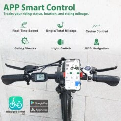 Merkloos Windgoo E20 Urban- Elektrische Fiets - E-bike - 20Inch - 12.5Ah - APP - Fat Tire - 7 Speed Shimano -Volare Shop 1200x1200 573