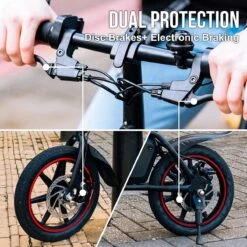 Windgoo B20 V2 - Smart E Bike - APP IOS Android - Elektrische Vouwfiets Zonder Gashandel - 250W - 14 Inch - 25 KM/H - Zwart -Volare Shop 1200x1200 610