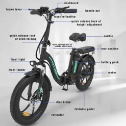 Hitway BK6 Elektrische Fiets | Opvouwbare E-bike | 20 Inch Fat Tire | 350W Motor | 10Ah | Zwart/Groen 17 Hitway BK6 Elektrische Fiets | Opvouwbare E-bike | 20 Inch Fat Tire | 350W Motor | 10Ah | Zwart/Groen -Volare Shop 1200x1200 614