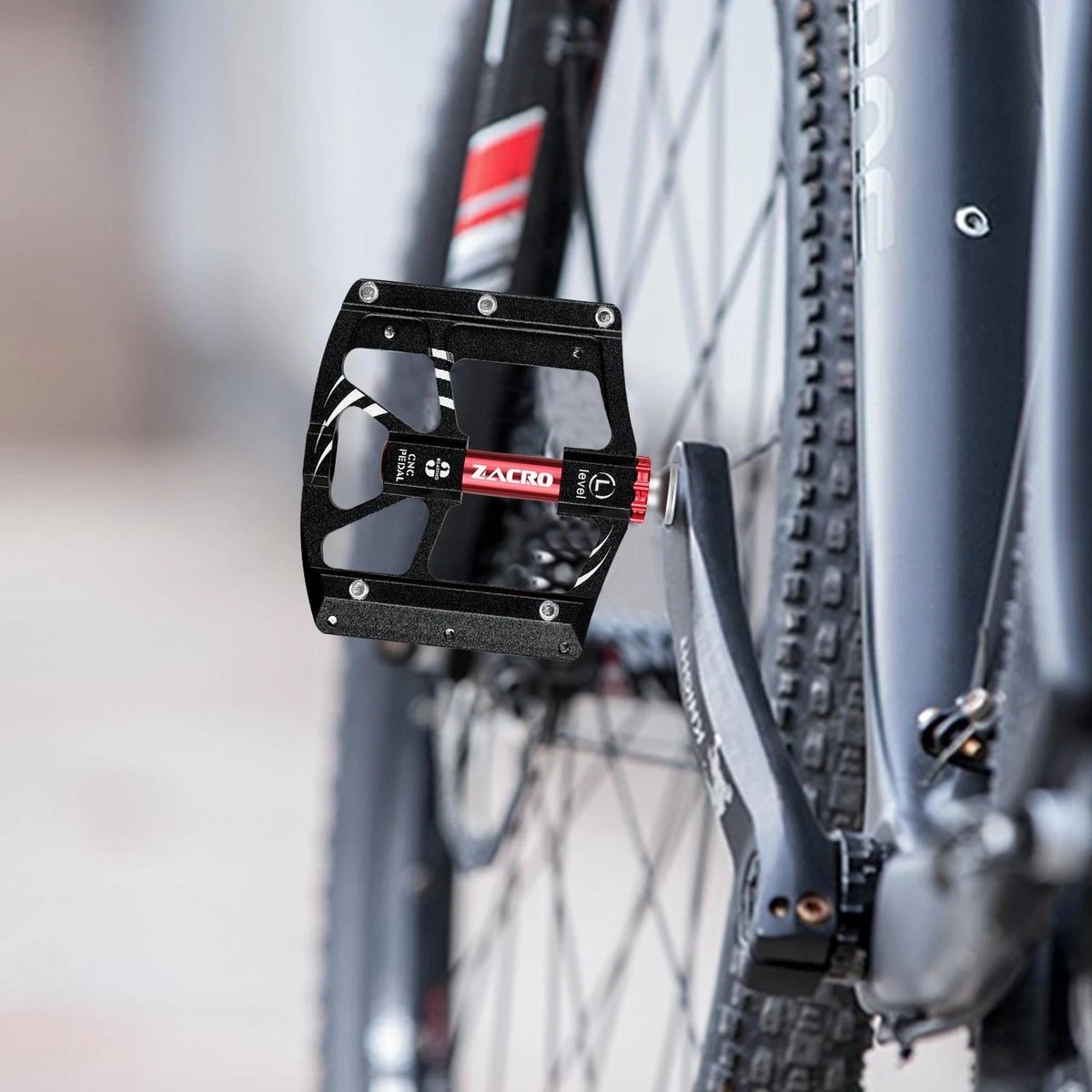 Zacro Mountainbike Pedalen - Aluminium Antislip Duurzame Fietspedalen - Ultrasterk Kleurrijk - CNC Gefreesd 3 Lager Anodiserende Fietspedalen - Voor BMX/MTB Racefiets 9/16" 8 Zacro Mountainbike Pedalen - Aluminium Antislip Duurzame Fietspedalen - Ultrasterk Kleurrijk - CNC Gefreesd 3 Lager Anodiserende Fietspedalen - Voor BMX/MTB Racefiets 9/16" - Afbeelding 6