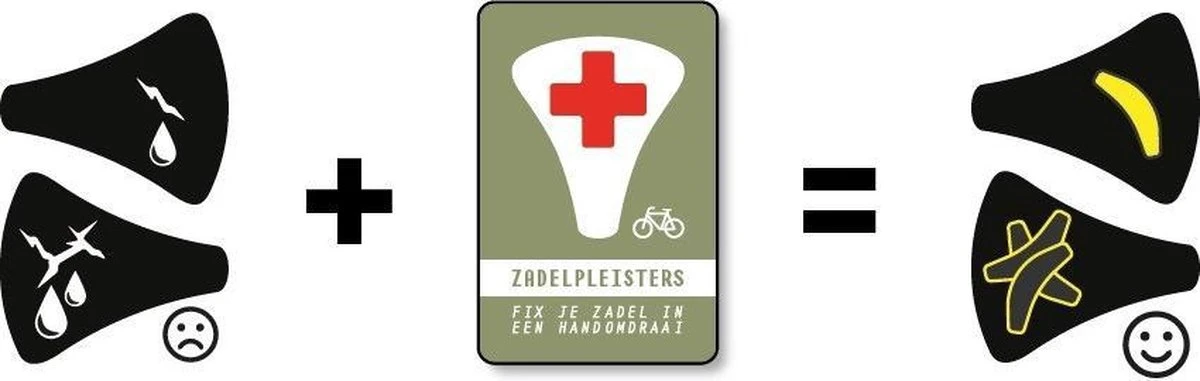Fiets Zadelpleisters Transparant Zadelplakker 3 Stuks 3 Fiets Zadelpleisters Transparant Zadelplakker 3 Stuks