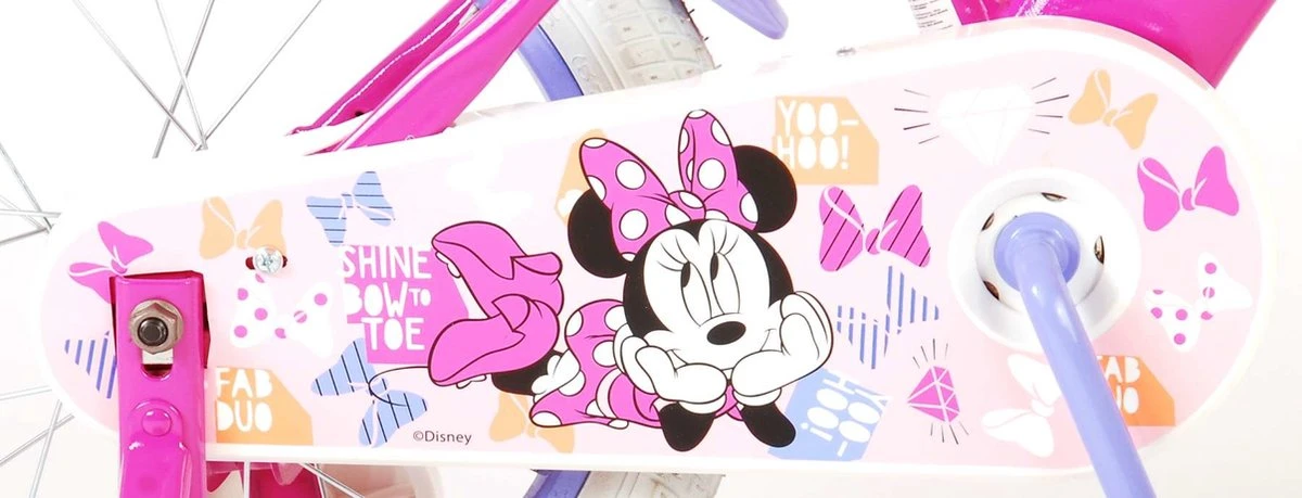 Disney Minnie Cutest Ever! Kinderfiets - Meisjes - 16 Inch - Roze 6 Disney Minnie Cutest Ever! Kinderfiets - Meisjes - 16 Inch - Roze - Afbeelding 4