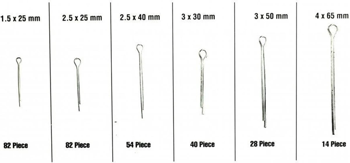 Benson Splitpennen In Assortimentsdoos - 300 Delig 6 Benson Splitpennen In Assortimentsdoos - 300 Delig - Afbeelding 4