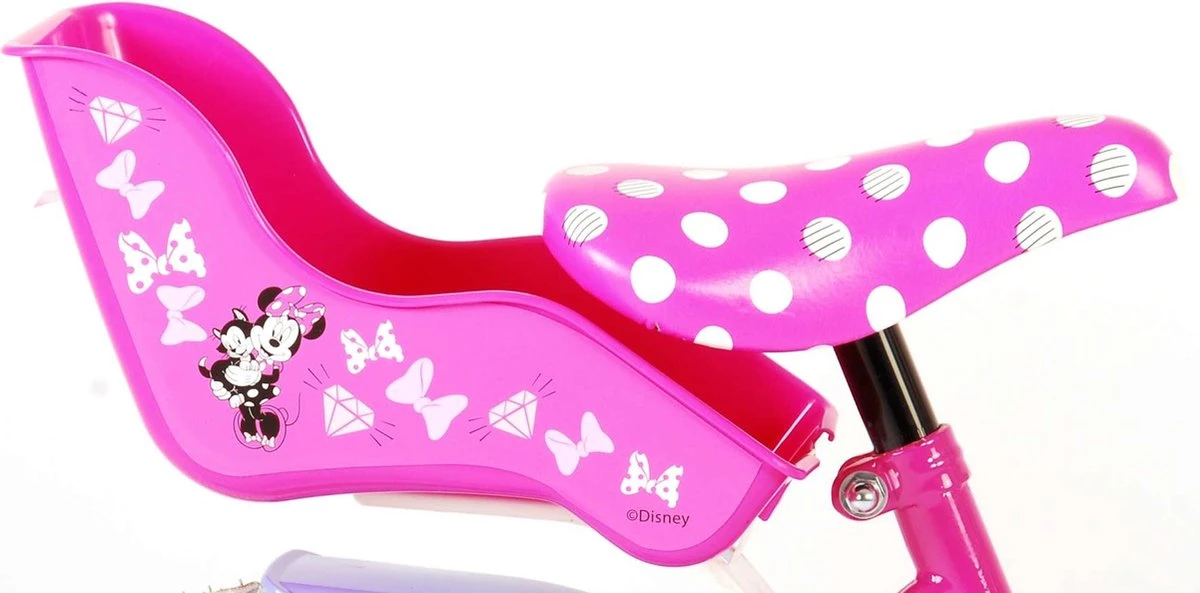 Disney Minnie Cutest Ever! Kinderfiets - Meisjes - 16 Inch - Roze 5 Disney Minnie Cutest Ever! Kinderfiets - Meisjes - 16 Inch - Roze - Afbeelding 3