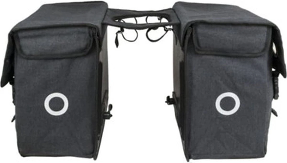 Willex Dubbele Canvas Tas 52 Liter Zwart 7 Willex Dubbele Canvas Tas 52 Liter Zwart - Afbeelding 5