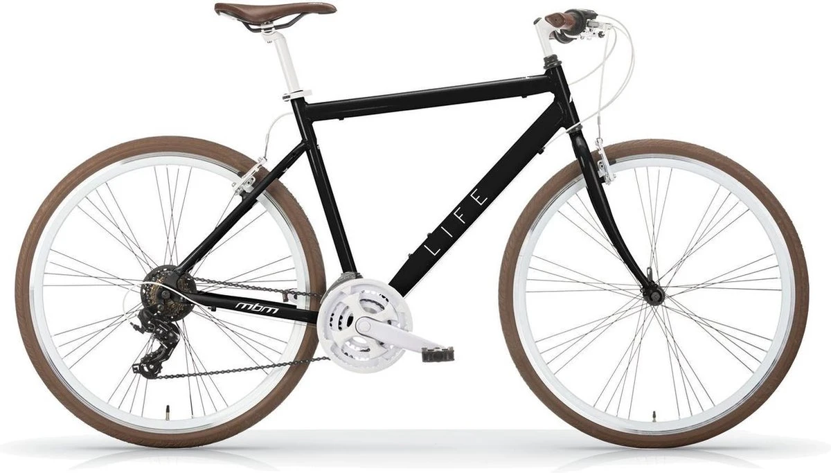 MBM Life Fixed Gear 58 Cm Zwart 4 MBM Life Fixed Gear 58 Cm Zwart - Afbeelding 2