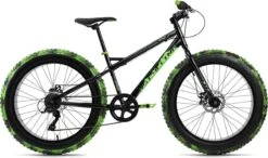 Ks Cycling Fiets Mountainbike MTB 24" Fat Bike SNW2458 Zwart-groen - 38 Cm -Volare Shop 1200x710 1