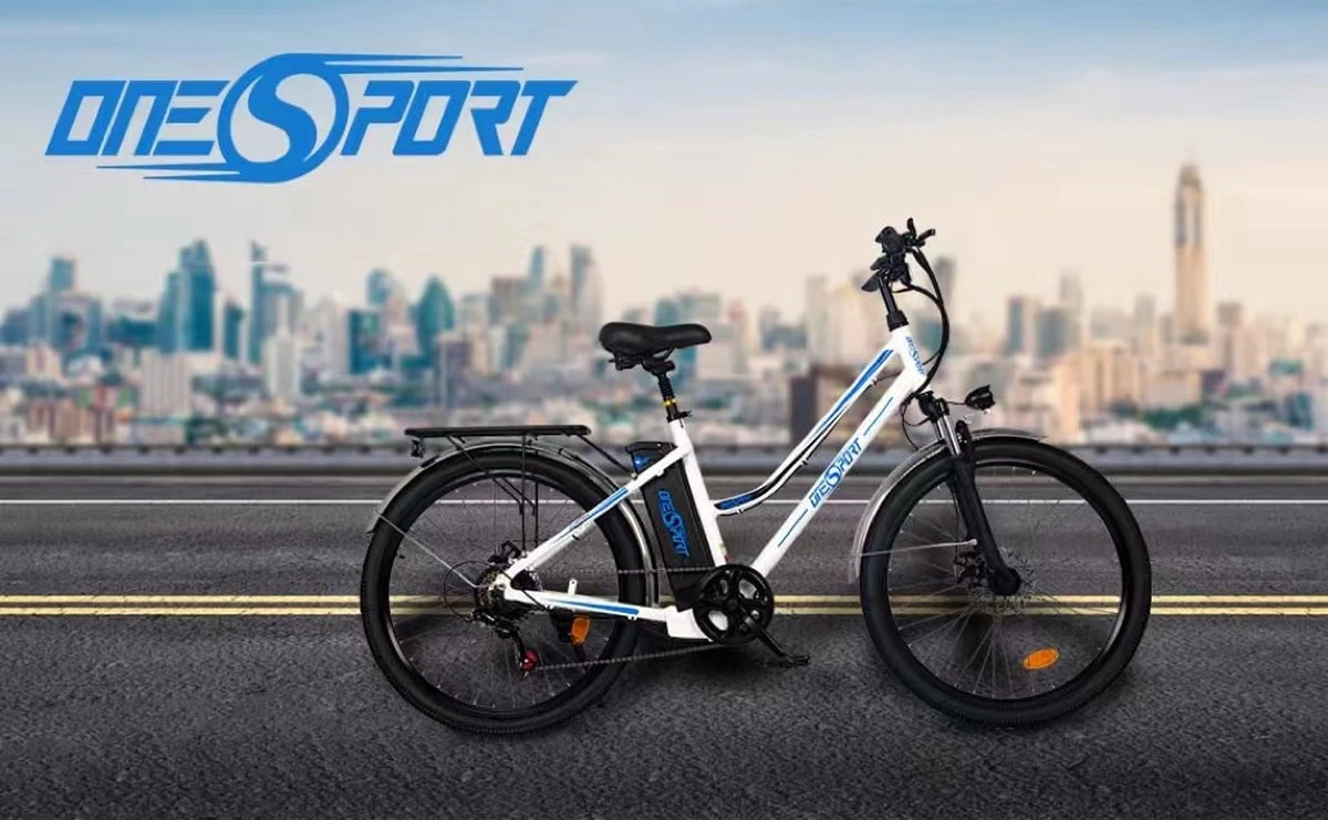 Elektrische Fiets E-Fietsen | E-bike- 26 Inch - Volwassen 250w Elektrische Fiets Volwassen-BK1-Wit 10 Elektrische Fiets E-Fietsen | E-bike- 26 Inch - Volwassen 250w Elektrische Fiets Volwassen-BK1-Wit - Afbeelding 8