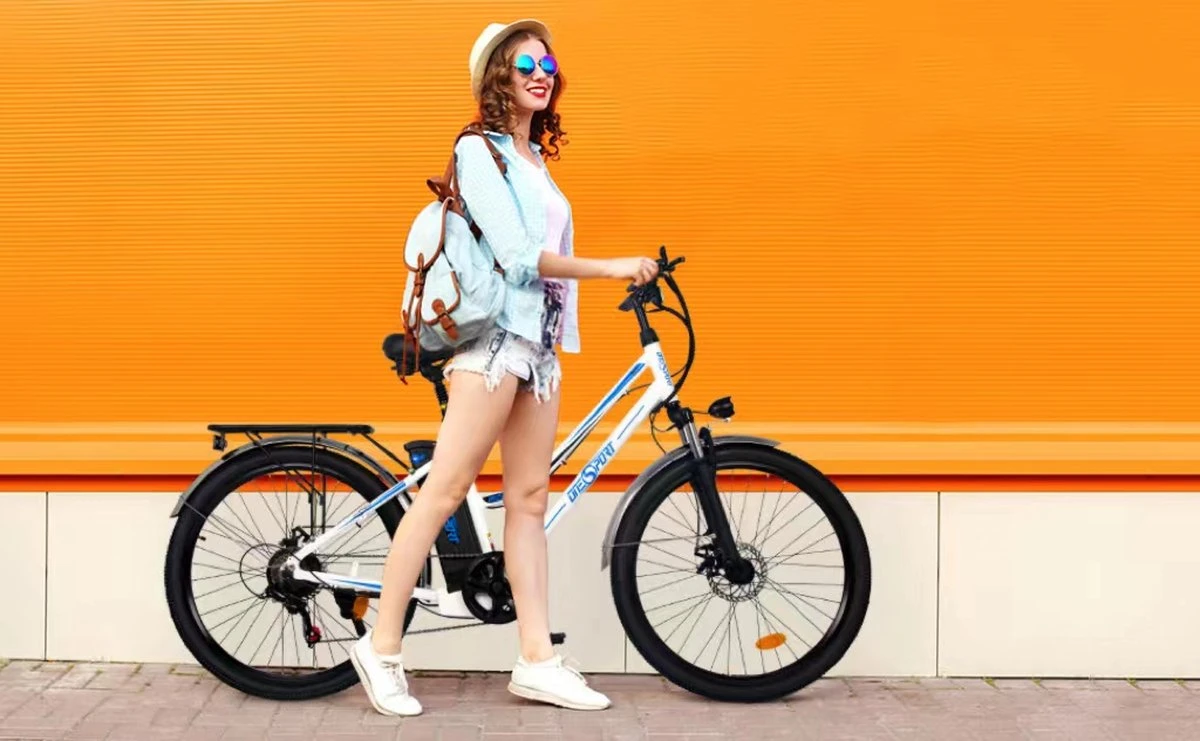 Elektrische Fiets E-Fietsen | E-bike- 26 Inch - Volwassen 250w Elektrische Fiets Volwassen-BK1-Wit 11 Elektrische Fiets E-Fietsen | E-bike- 26 Inch - Volwassen 250w Elektrische Fiets Volwassen-BK1-Wit - Afbeelding 9