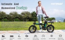 HITWAY E Bike Elektrische Fiets Vouwfiets, 36V/8.4Ah Batterij, 250W Motor, 25km/h, 35-70km, 16" City EBike Voor Heren En Dames -Volare Shop 1200x742 7