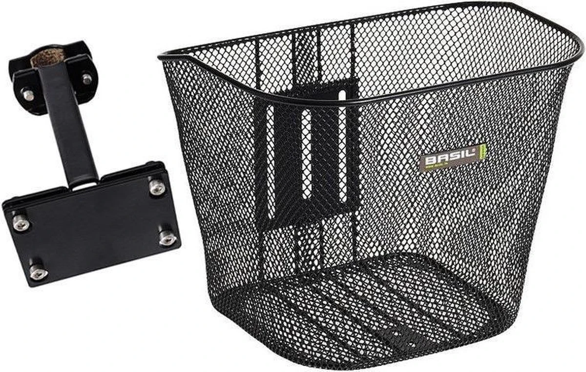 Basil Bremen Fietsmand - Voor - Staal - Inclusief Bevestigingssysteem - Zwart 4 Basil Bremen Fietsmand - Voor - Staal - Inclusief Bevestigingssysteem - Zwart - Afbeelding 2