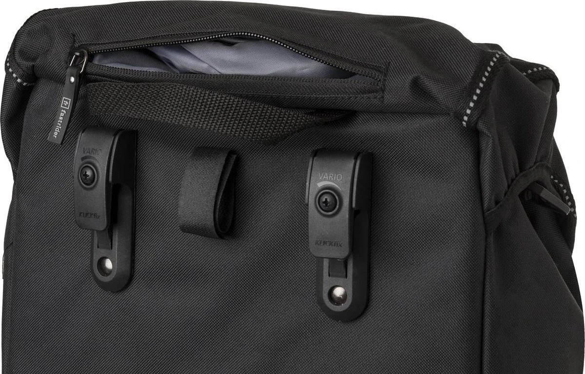 Fastrider Unibag Traffic Enkele Fietstas Zwart - 14L 8 Fastrider Unibag Traffic Enkele Fietstas Zwart - 14L - Afbeelding 6
