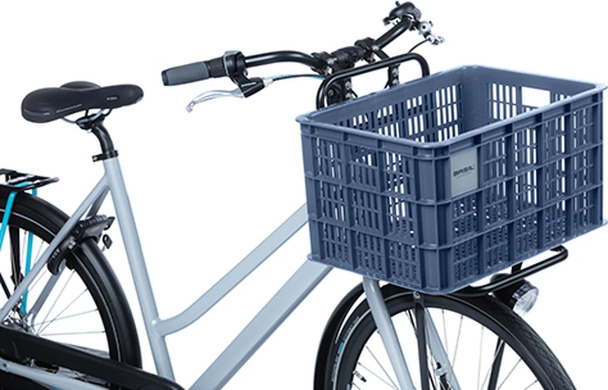 Basil Fietskrat L - Groot - 40 Liter - Blauw 8 Basil Fietskrat L - Groot - 40 Liter - Blauw - Afbeelding 6