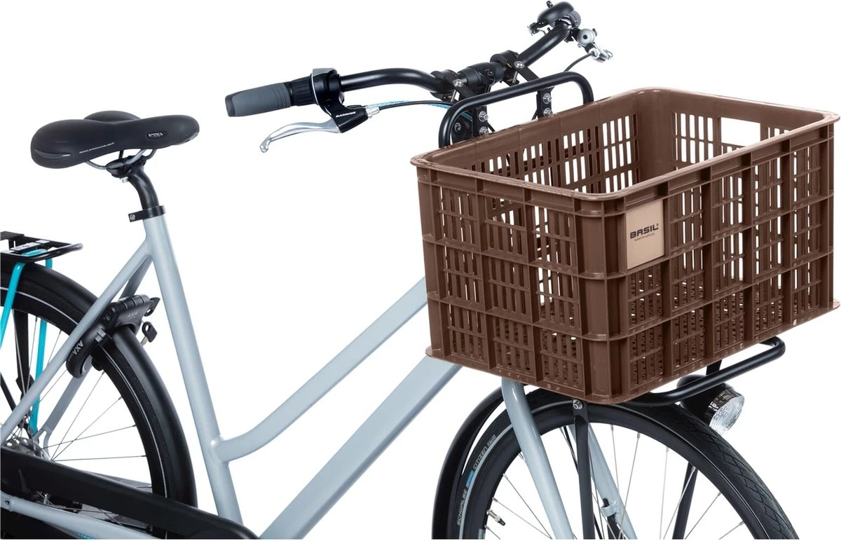Basil Fietskrat L - Groot - 40 Liter - Blauw 11 Basil Fietskrat L - Groot - 40 Liter - Blauw - Afbeelding 9