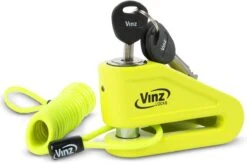 Volare Shop 27 VINZ Baretti Schijfremslot / Motorslot ART4 - Fluor Geel