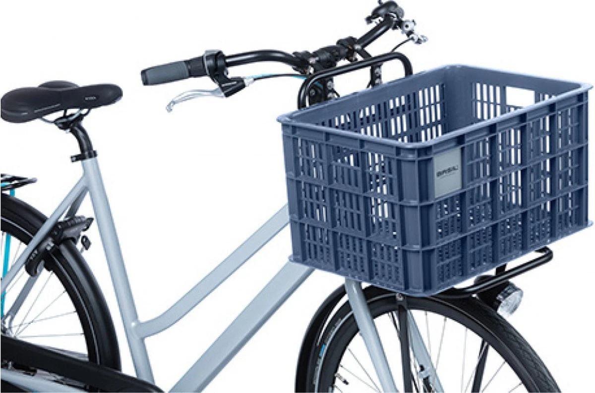 Basil Fietskrat L - Groot - 40 Liter - Blauw 13 Basil Fietskrat L - Groot - 40 Liter - Blauw - Afbeelding 11