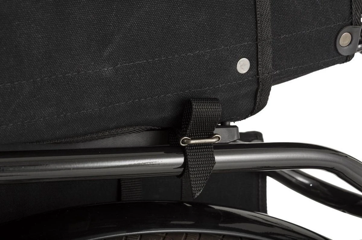 Fastrider Canvas Hybride 93 Dubbele Fietstas Zwart - 41L 10 Fastrider Canvas Hybride 93 Dubbele Fietstas Zwart - 41L - Afbeelding 8