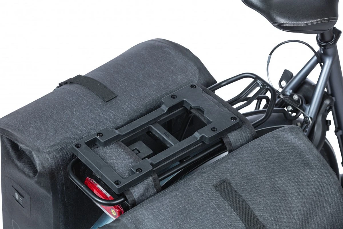 BASIL MIK Double Decker - Voor MIK Adapterplaat - Zwart 6 BASIL MIK Double Decker - Voor MIK Adapterplaat - Zwart - Afbeelding 4