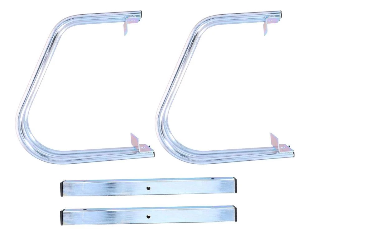 Dunlop Fietsenrek Voor 2 Fietsen - Aluminium - Voor Aan De Muur Of Op De Grond 5 Dunlop Fietsenrek Voor 2 Fietsen - Aluminium - Voor Aan De Muur Of Op De Grond - Afbeelding 3