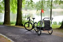 Fietkar - 2 Kinderen - Met Schokbreker - Lime -Volare Shop 1200x801 2