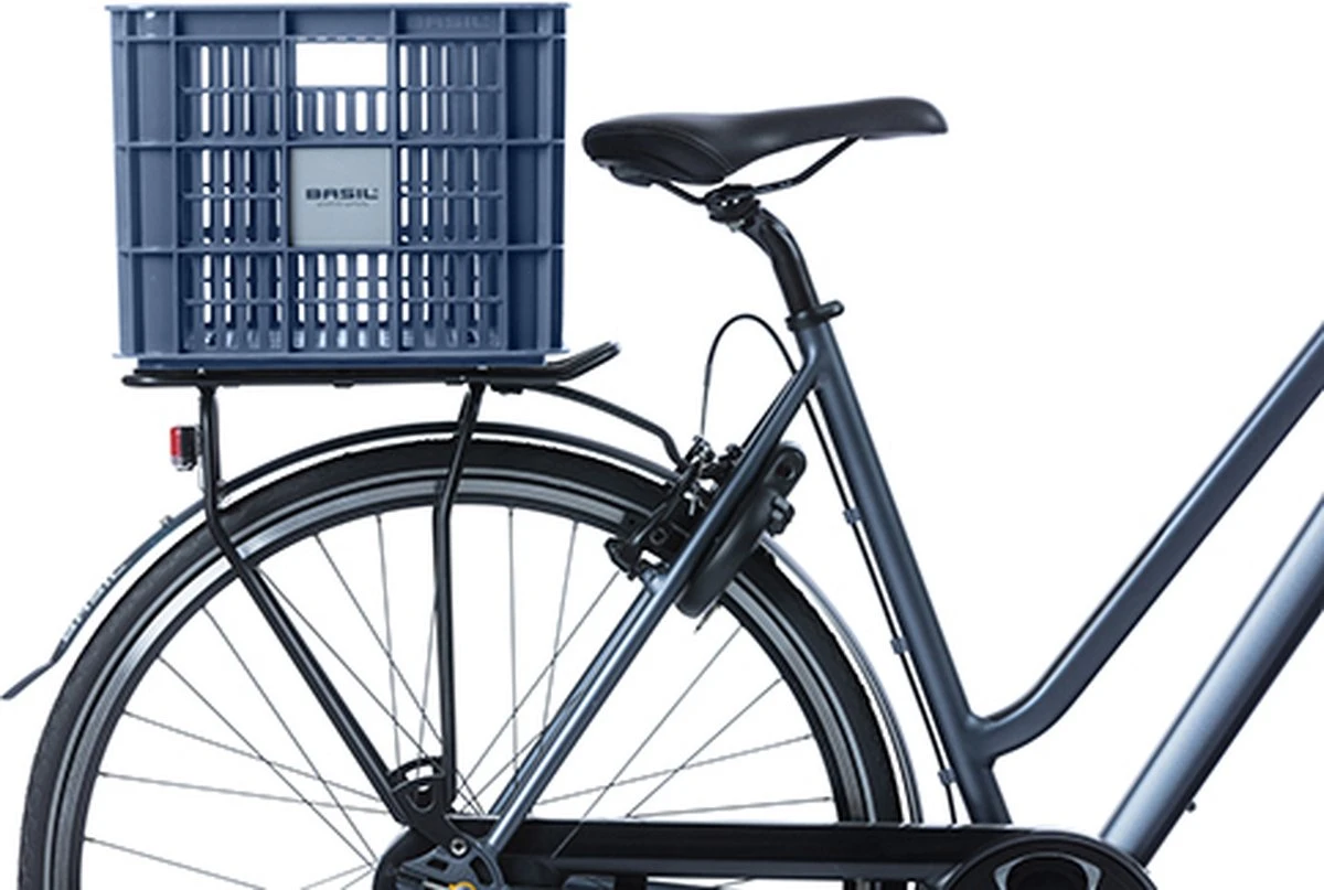Basil Fietskrat L - Groot - 40 Liter - Blauw 9 Basil Fietskrat L - Groot - 40 Liter - Blauw - Afbeelding 7