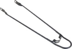 Spatbordstang 28 Inch Mat Zwart Incl Bumper - ZWART