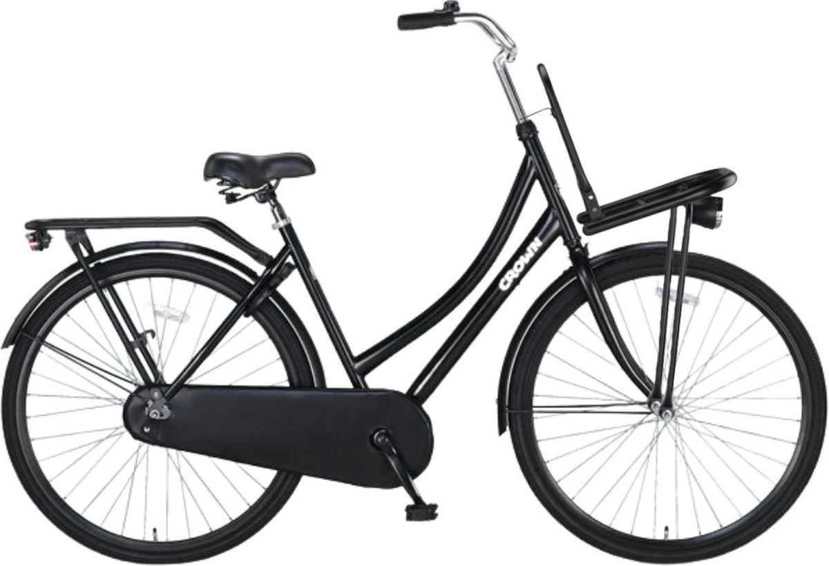 Crown Moscow Omafiets 28 Inch 53cm Zwart 3 Crown Moscow Omafiets 28 Inch 53cm Zwart