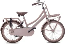 Volare Shop 20 Valetta Cargo - Transportfiets - Meisjesfiets - 20 Inch - Mat Flamingo