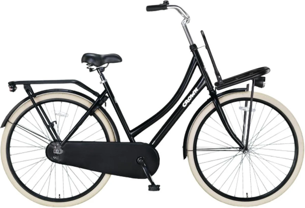 Crown Moscow Omafiets 28 Inch 53cm Zwart 4 Crown Moscow Omafiets 28 Inch 53cm Zwart - Afbeelding 2