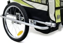 Fietkar - 2 Kinderen - Met Schokbreker - Lime -Volare Shop 1200x826 3